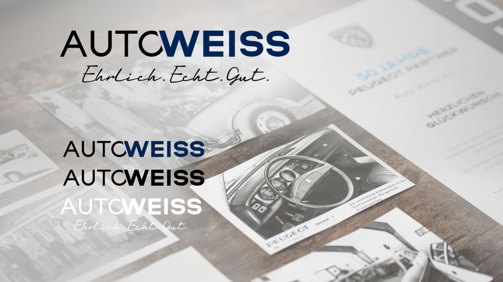 Logo Auto Weiss und Fotografien