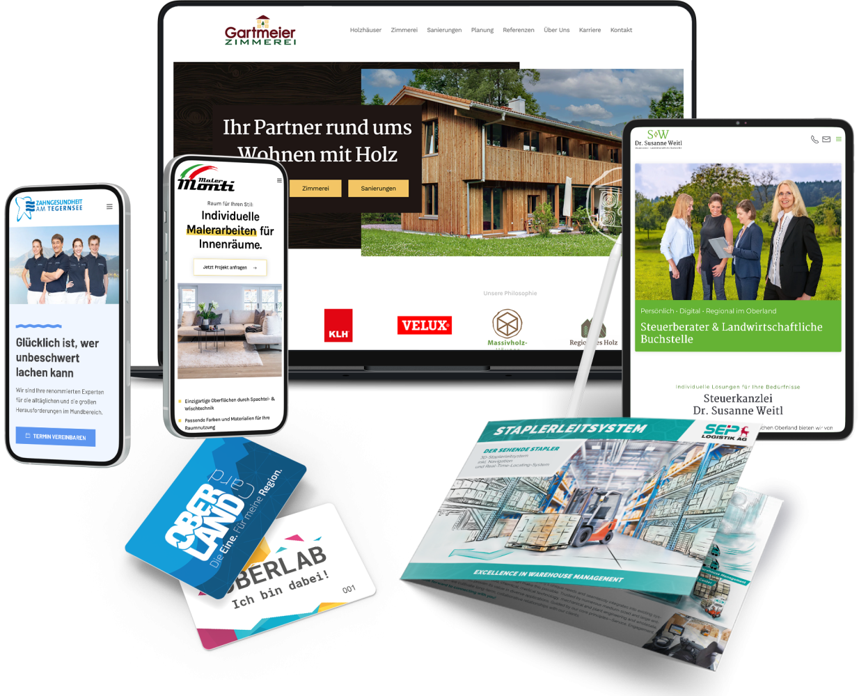 GIPFELFORMER Unternehmensauftritte, Websites, Corporate Design, Marketing