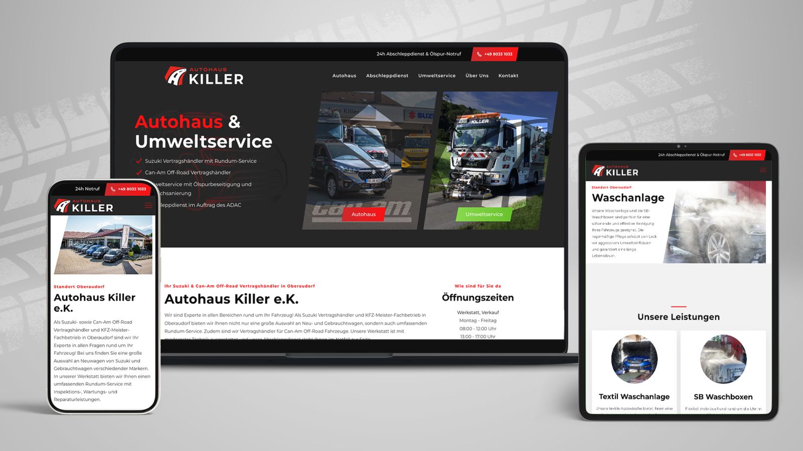 Website Autohaus Killer